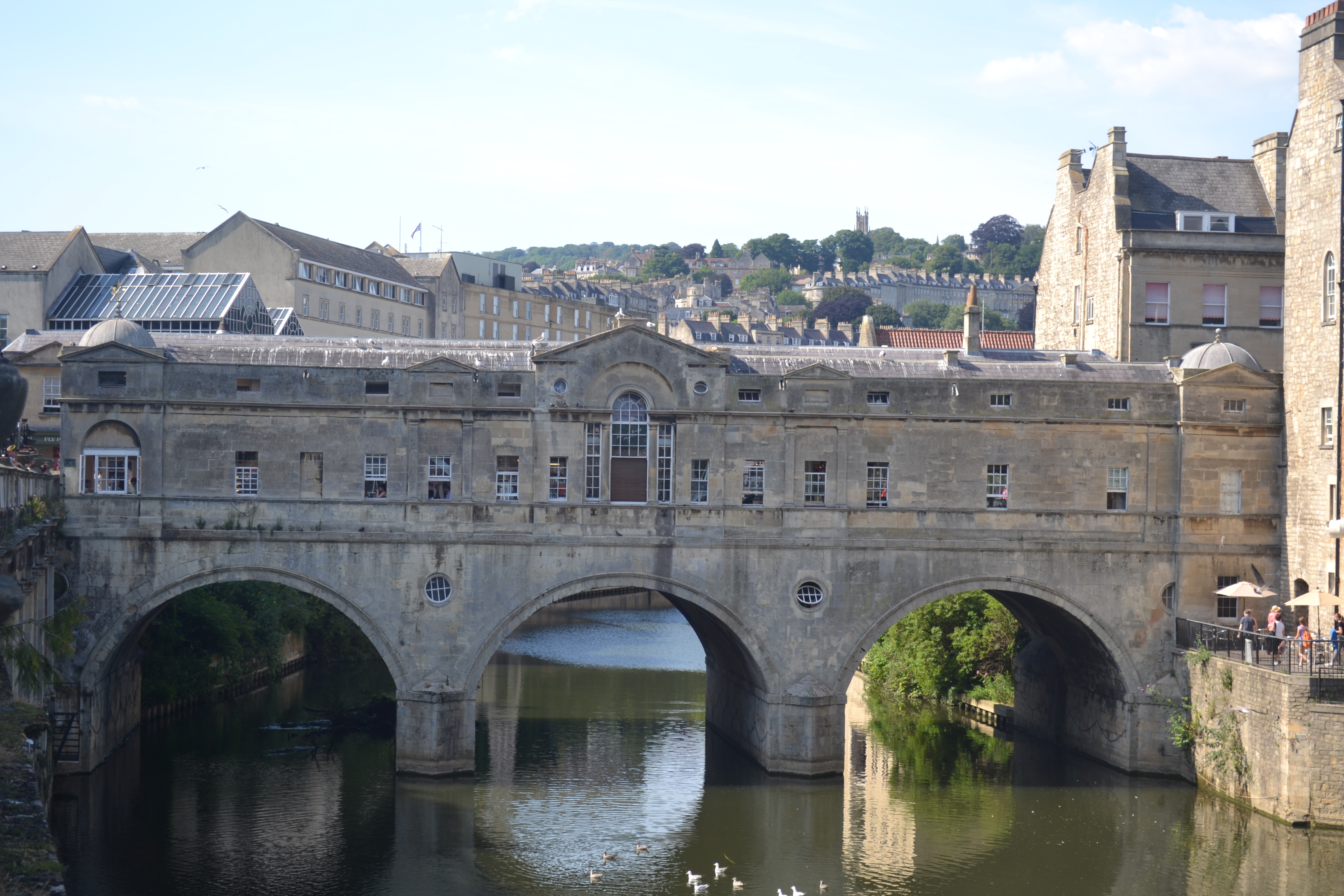 Pulteney Bridge in Bath, England
